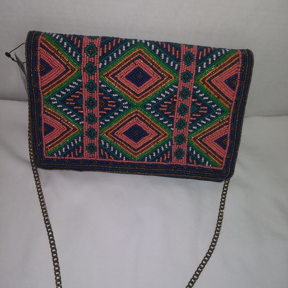 La Sera Tribal Pattern crossbody bag